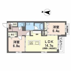 レフィシア堀川小泉の物件間取画像